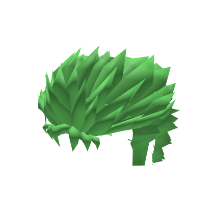 Spiky Manga Hair Green
