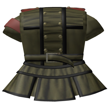 Green Military Army Soldier Camo Dress