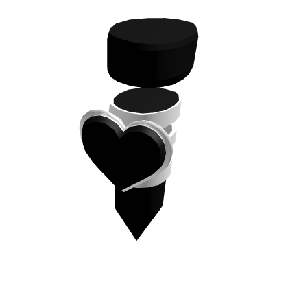 White/Black Heart Addon (For Korblox) thumbnail