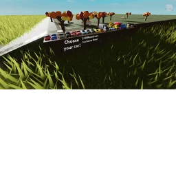 Miniature automobile simulator. icon