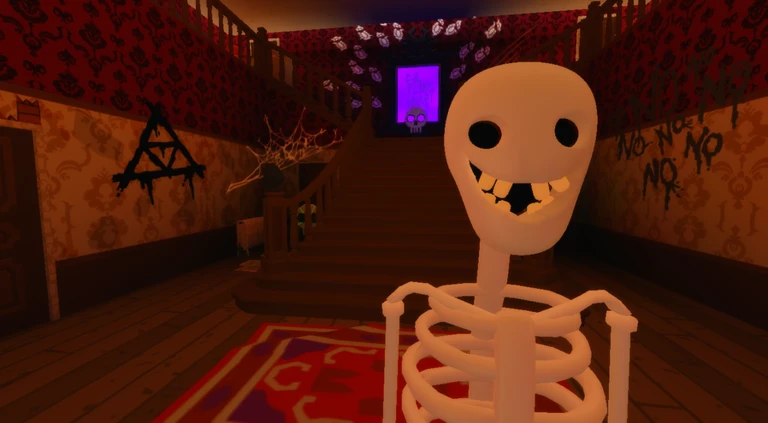 ESCAPE MR. SKELETON’S HAUNTED HOUSE! | Jogue na Roblox