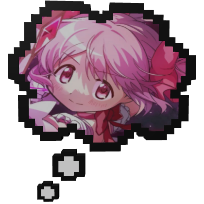 Madoka Kaname MADOKA MAGICA | Thinking Bubble 