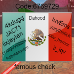 famous check