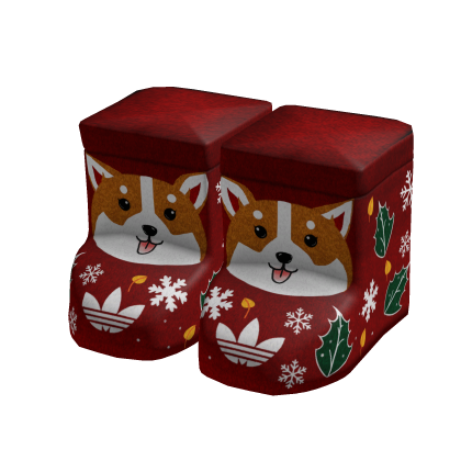 adidas Christmas Socks Doge Fluff