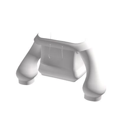 ♡ White Off Shoulder Hoodie thumbnail