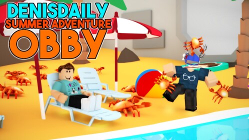  DenisDaily Summer Adventure Obby!