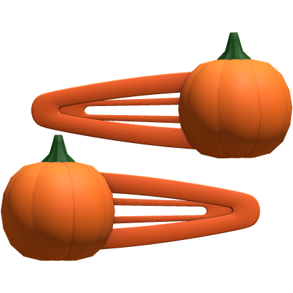 Y2K Halloween Pumpkin Hair Clips (L) 🎃