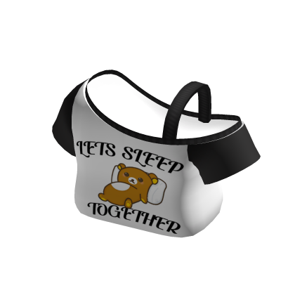 ♡ adorable sleepy brown bear shirt in black thumbnail