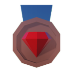 Red Gem Badge!