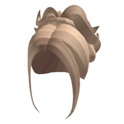 Aesthetic Y2k Messy Ponytail (Blonde) Roblox decal