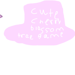 Cute cherry blossom tree game! (NOT FINISHED)