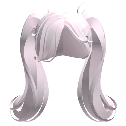 ♡ Swirly Shy Pigtails in Pastel Pink