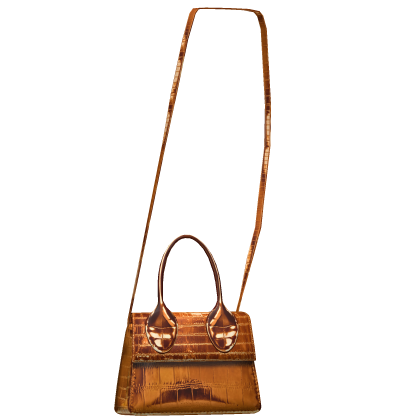 Orange Metallic Mini Crossbody Bag 3.0