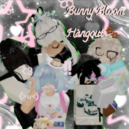 Bunny bloom hangout 🐾🦴