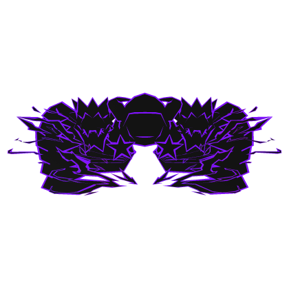 Cartoony Purple Hood Dragon Wings Aura Combo Roblox item