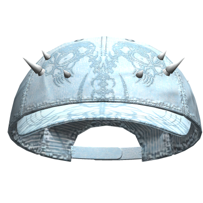 Dual Skeleton Skater Cap Blue