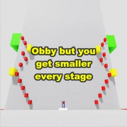obby but you get smaller every stage icon