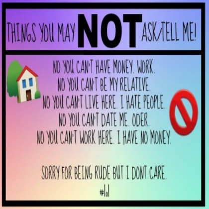 Annoying Bloxburg People Sign! Roblox decal