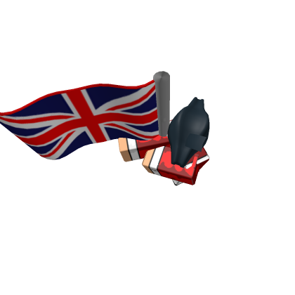 Redcoat flag holder
