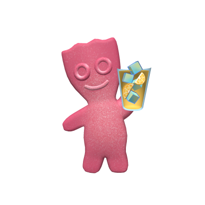 Pink Lemonade Sour Patch Kids Shoulder Pal thumbnail
