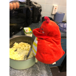 Red chick and Thomas