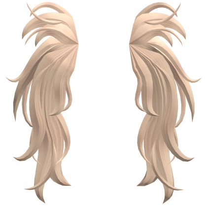 Messy Pigtail Extensions in Blonde Roblox item