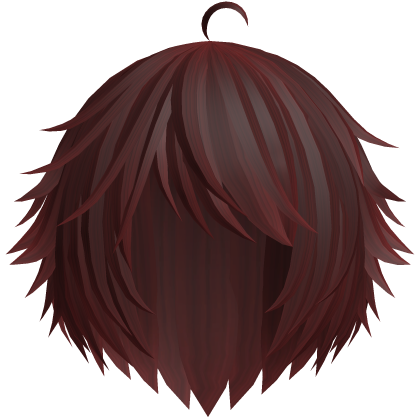 Red Cute Kawaii Emo Anime Tuft Hair
