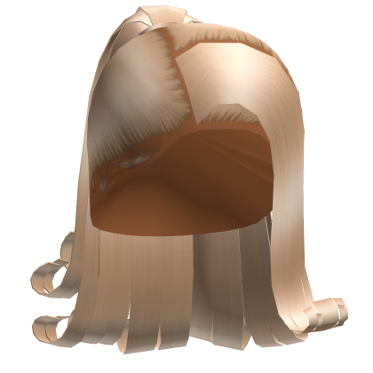 Blonde 90s Side Swoop Hair w/ Curled Ends Roblox item
