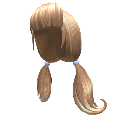 Blonde Bangs w/ Long Pigtails Roblox item