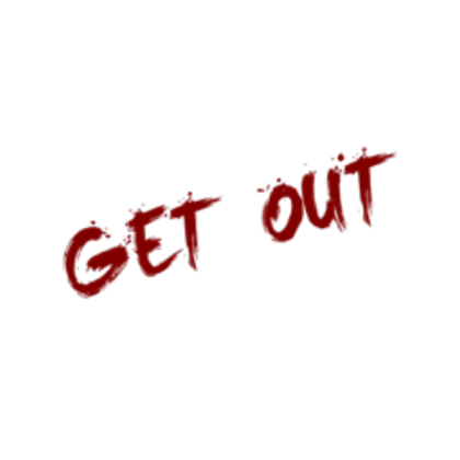 GET OUT *Transparent* Roblox decal