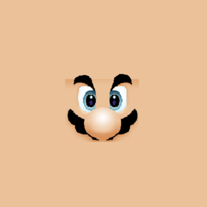 mario texture without hat (show me the image icon) Roblox decal
