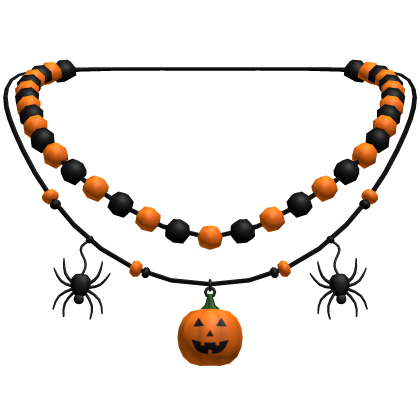 Y2K Halloween Pumpkin Necklace 🎃