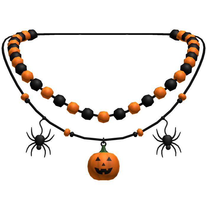 Y2K Halloween Pumpkin Necklace 🎃