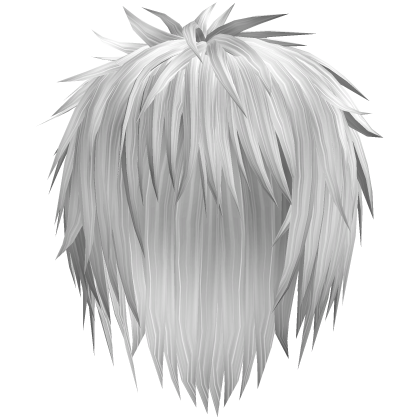 White Gothic Messy Moe Emo Hair 20. Roblox item