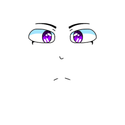 Purple Eyes (Mouth) Roblox decal