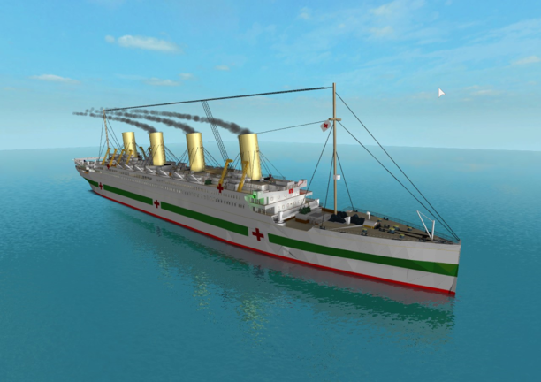 HMHS Britannic Real-Time Sinking (Read DESC) screenshot 1