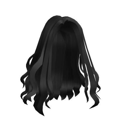 Black Curly Hair Roblox item