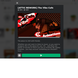 The Old Vibe Cafe (HD ADMIN!)