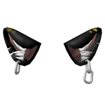 Black Chained Cat/Fox Ears