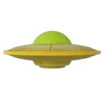 Golden UFO Pet