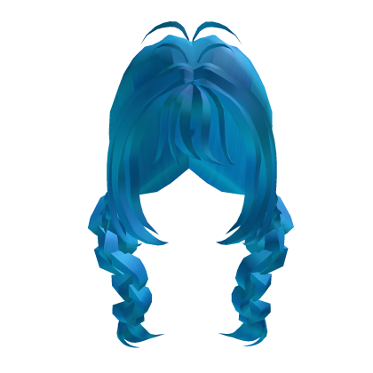 Blue Hair With Pigtails thumbnail