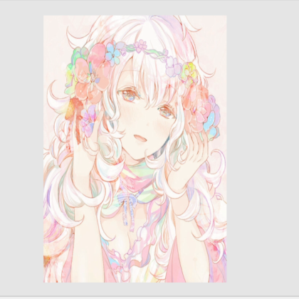 Pastel Flower Kawaii Girl Roblox decal