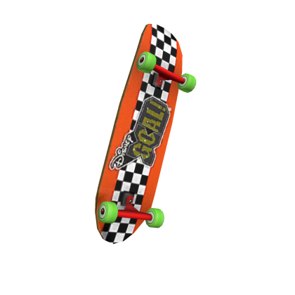 Radical Orange Skateboard Roblox item