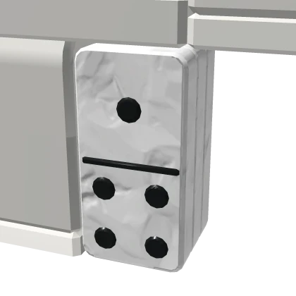 Domino Body R6 | White Black - Left Leg | Roblox Item - Rolimon's