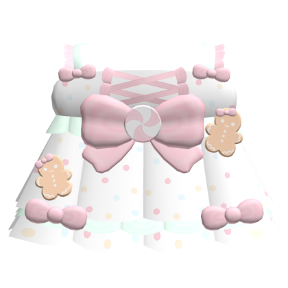 . ‿ ♡ sweetest candy dress with gingerbread man