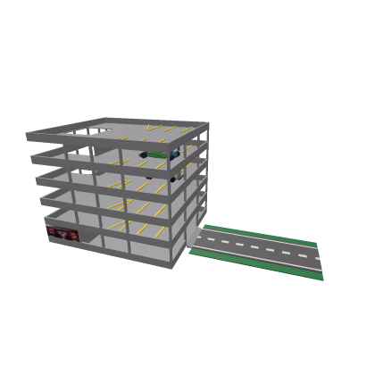 Wooden parking garage