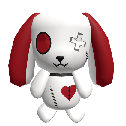 bunny red heart huge 