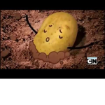 Une pomme de terre ta peur eh eh