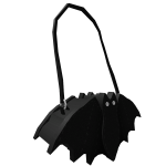 Black Bat Purse