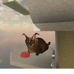 Obby But You Are On A Cat Scratcher!!